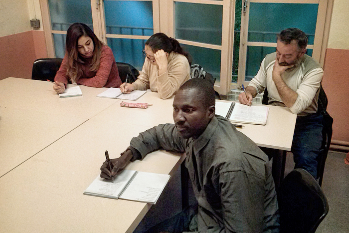 Alumnes a l'aula 